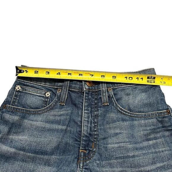 J CREW Medium Wash Cut Off Jean Shorts Size 24 - Picture 6 of 6